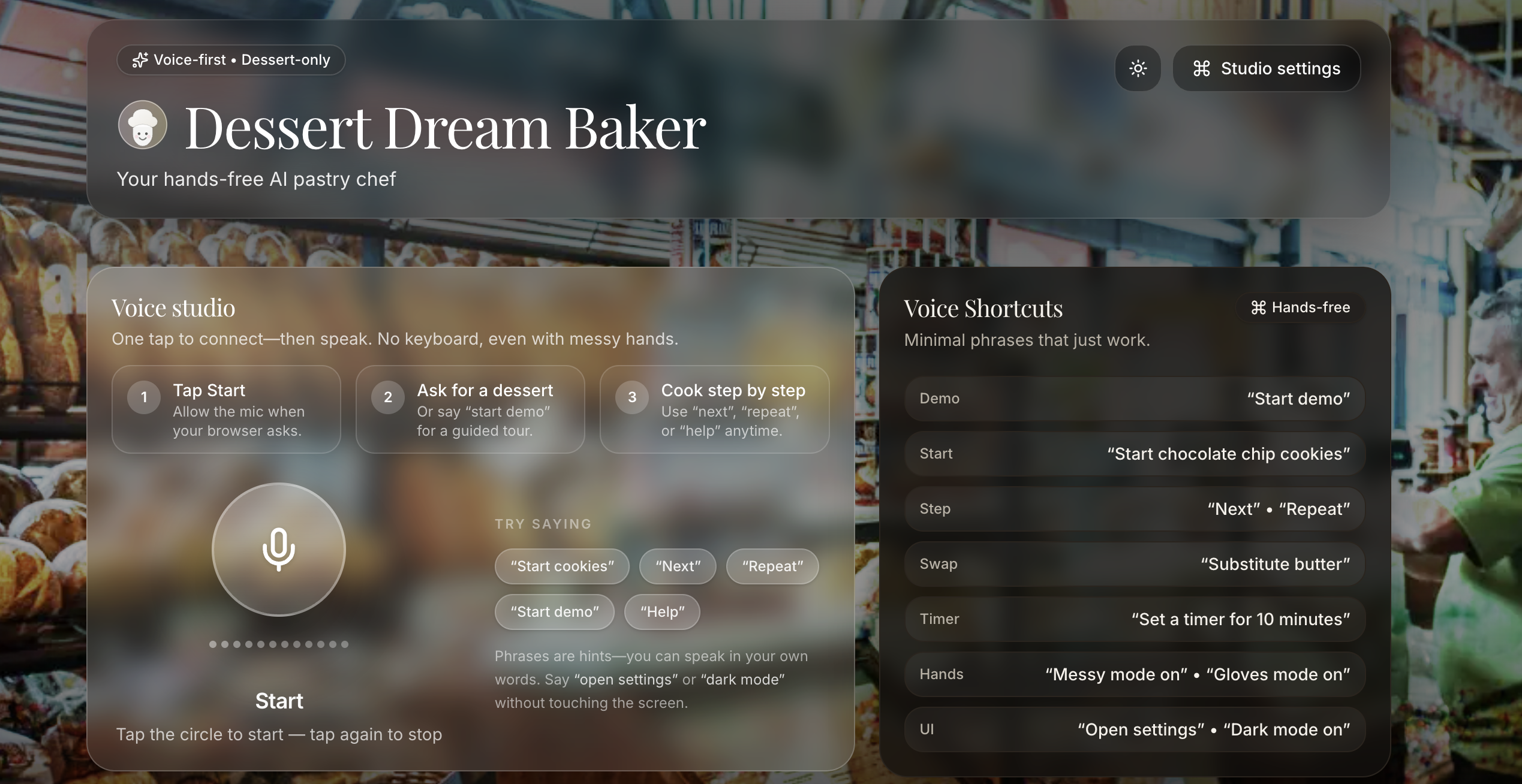 Dessert Dream Baker